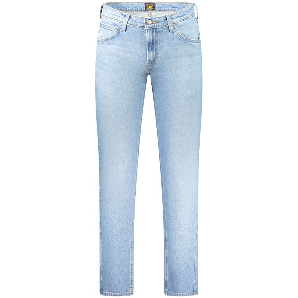 Lee Light Blue Cotton Men Jeans LE-35376-W32 | L32