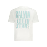 Calvin Klein White Cotton T-Shirt CA-35629-XL