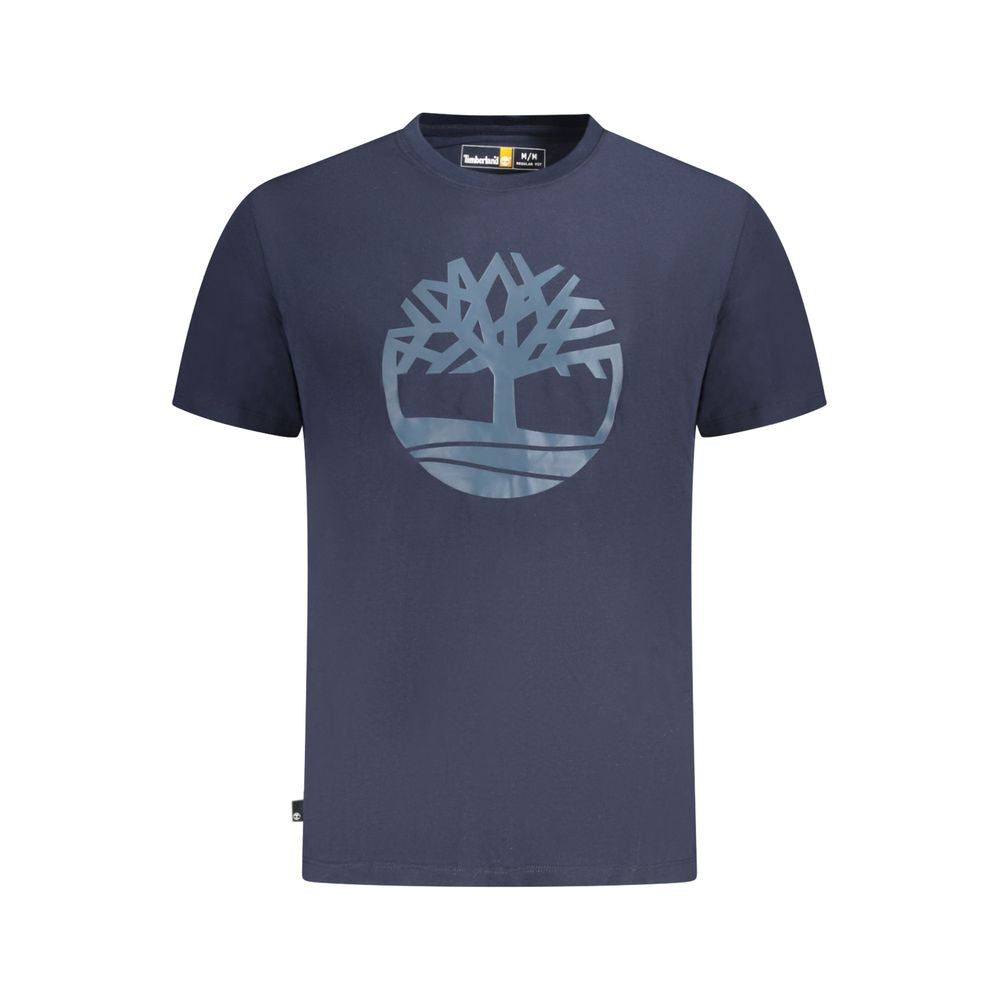 Timberland Blue Cotton T-Shirt TI-35762-S