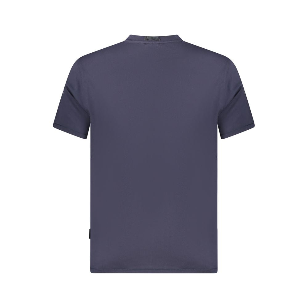 Napapijri Blue Organic Cotton Men T-Shirt NA-35892-S