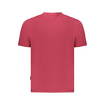 Napapijri Red Cotton Men T-Shirt NA-35894-M