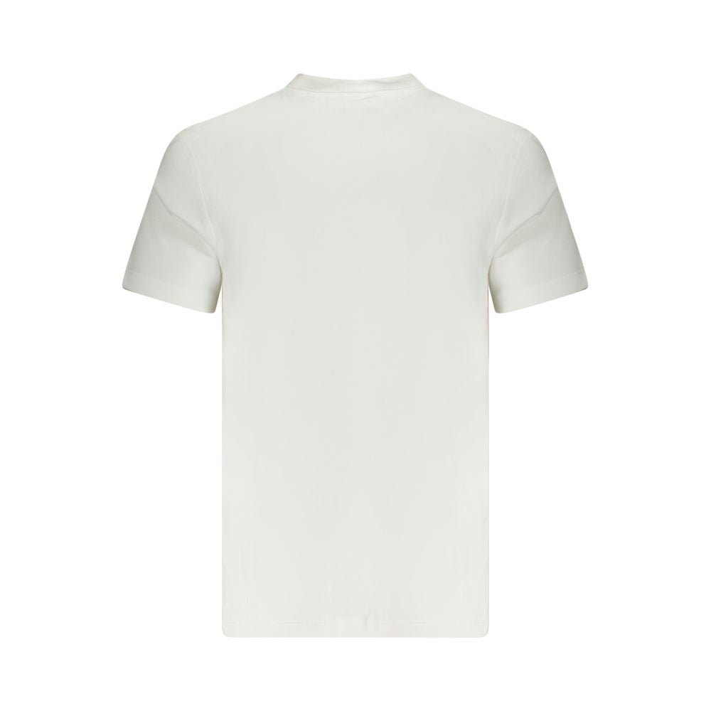 Calvin Klein White Cotton Men T-Shirt CA-36272-XL