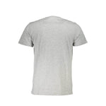 Cavalli Class Brown Cotton Men T-Shirt CA-37673-M