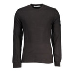 Calvin Klein Black Cotton Men Sweater CA-37814-XL