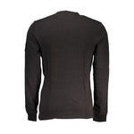 Calvin Klein Black Cotton Men Sweater CA-37814-XL