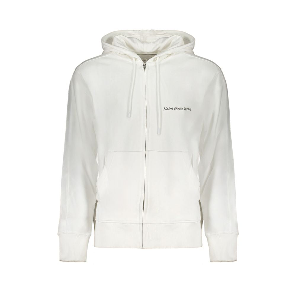 Calvin Klein White Cotton Sweater CA-29481-M