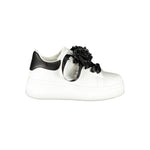 Laura Biagiotti White Polyester Women Sneaker LA-36490-EU37/US7