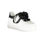 Laura Biagiotti White Polyester Women Sneaker LA-36490-EU37/US7