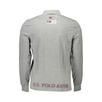 U.S. POLO ASSN. Gray Cotton Men Polo Shirt US-9218-XXL