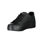 Calvin Klein Black Leather Women Sneaker CA-21733-EU38/US8