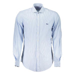 Harmont & Blaine Light Blue Cotton Men Shirt HA-23715-XXL