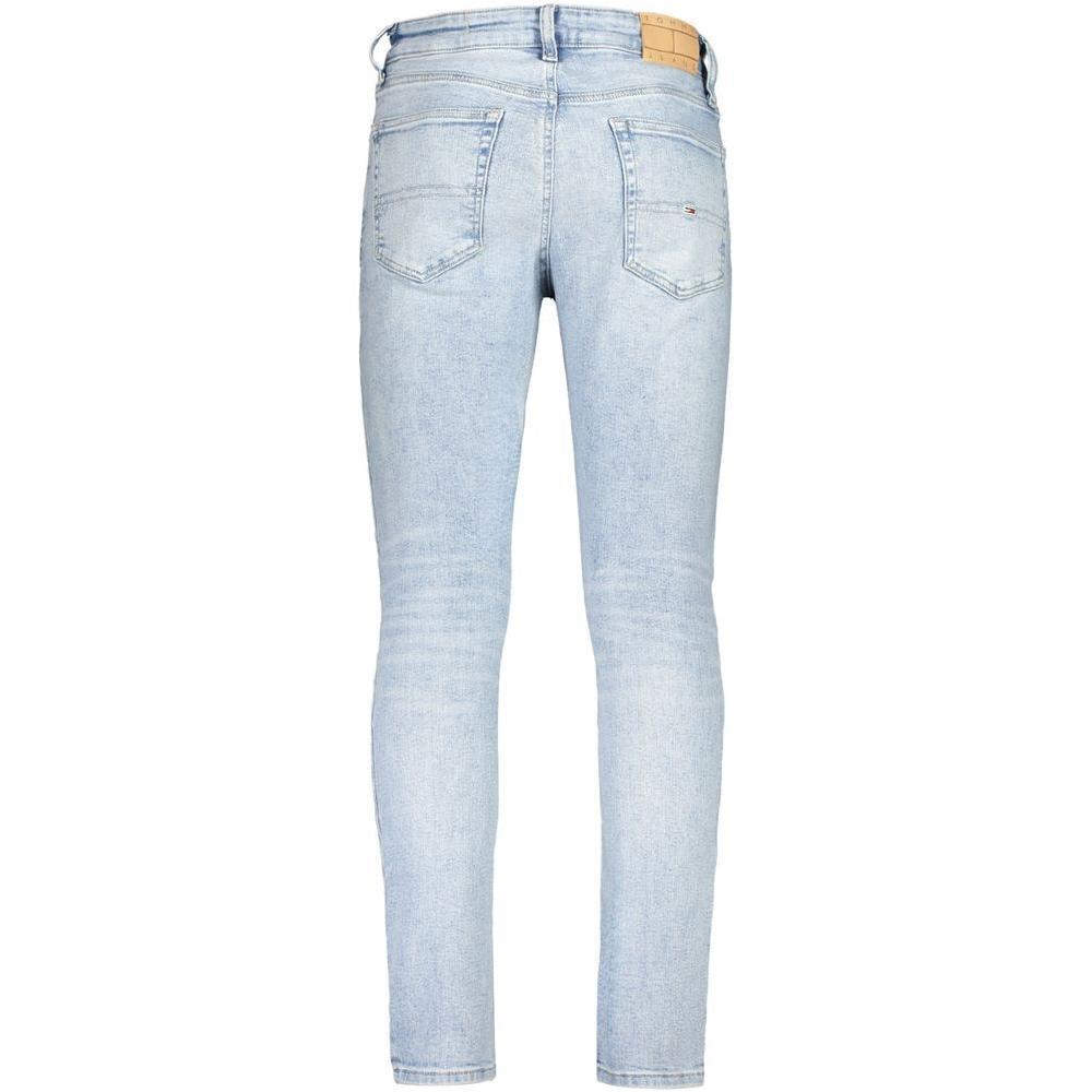 Tommy Hilfiger Light Blue Cotton Men Jeans TO-30514-W28 | L32