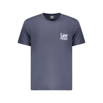 Lee Blue Cotton Men T-Shirt LE-35367-M