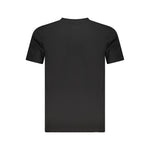 Cavalli Class Black Cotton Men T-Shirt CA-36678-L