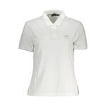 Napapijri White Cotton Women Polo Shirt NA-37014-S