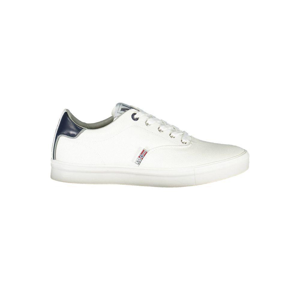 Napapijri White Polyester Men Sneaker NA-37597-EU40/US7