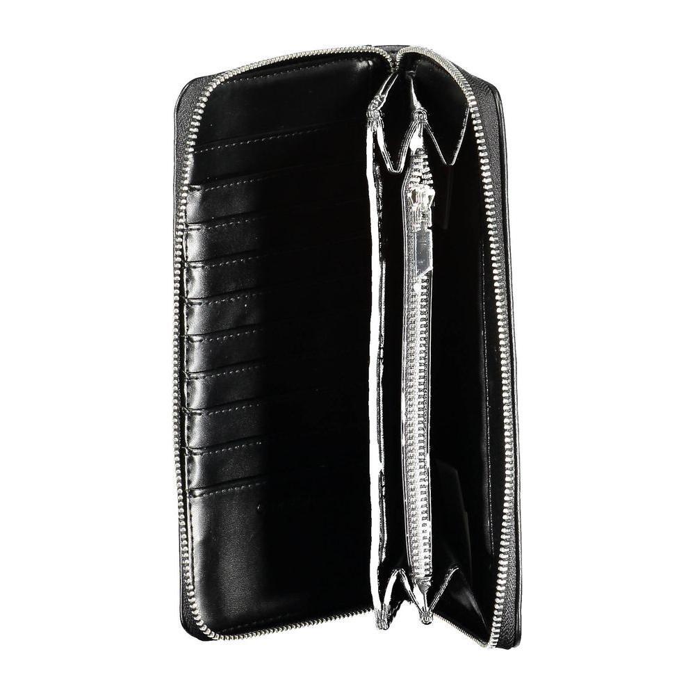 Calvin Klein Black Polyethylene Women Wallet 1728,67403481248,Bags,Black,Calvin Klein,New with tags,Wallets - Women - Bags,Women,Women - Bags CA-37698