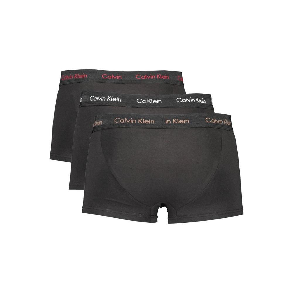 Calvin Klein Black Cotton Men Boxer CA-37707-S
