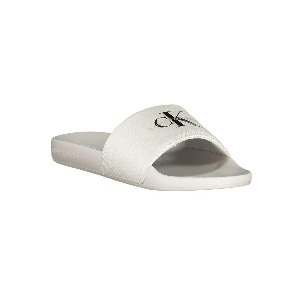 Calvin Klein White Polyester Women Sandal CA-36785-EU39/US9