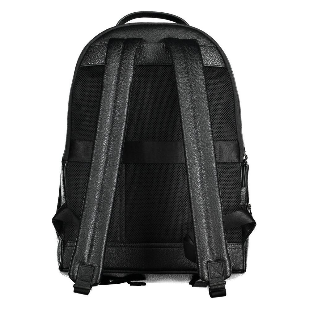 Tommy Hilfiger Black Polyethylene Men Backpack TO-38000