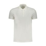 Calvin Klein White Cotton Polo Shirt CA-29534-S
