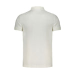 Calvin Klein White Cotton Polo Shirt CA-29534-S