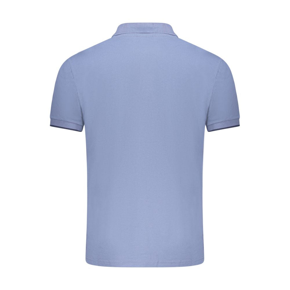 North Sails Blue Cotton Men Polo Shirt NO-35322-S
