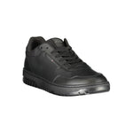 Tommy Hilfiger Black Leather Men Sneaker TO-36741-EU40/US7