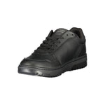 Tommy Hilfiger Black Leather Men Sneaker TO-36741-EU40/US7