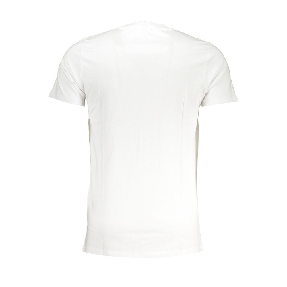 Cavalli Class White Cotton T-Shirt CA-28623-L