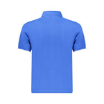 North Sails Blue Cotton Men Polo Shirt NO-34366-M
