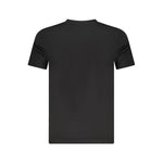 Cavalli Class Black Cotton Men T-Shirt CA-36657-XL
