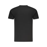 Cavalli Class Black Cotton Men T-Shirt CA-36696-M