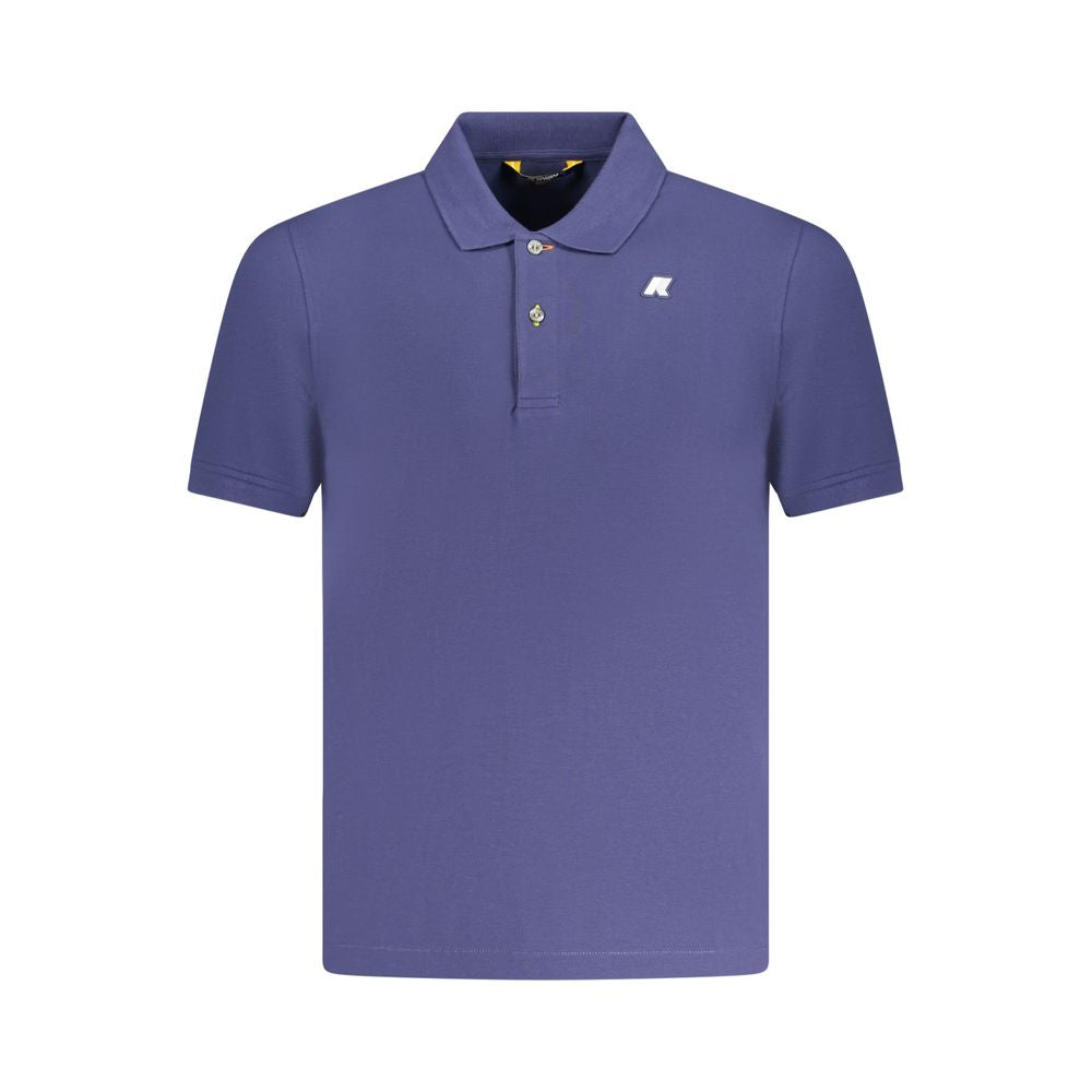 K-WAY Blue Cotton Polo Shirt KW-38386-S