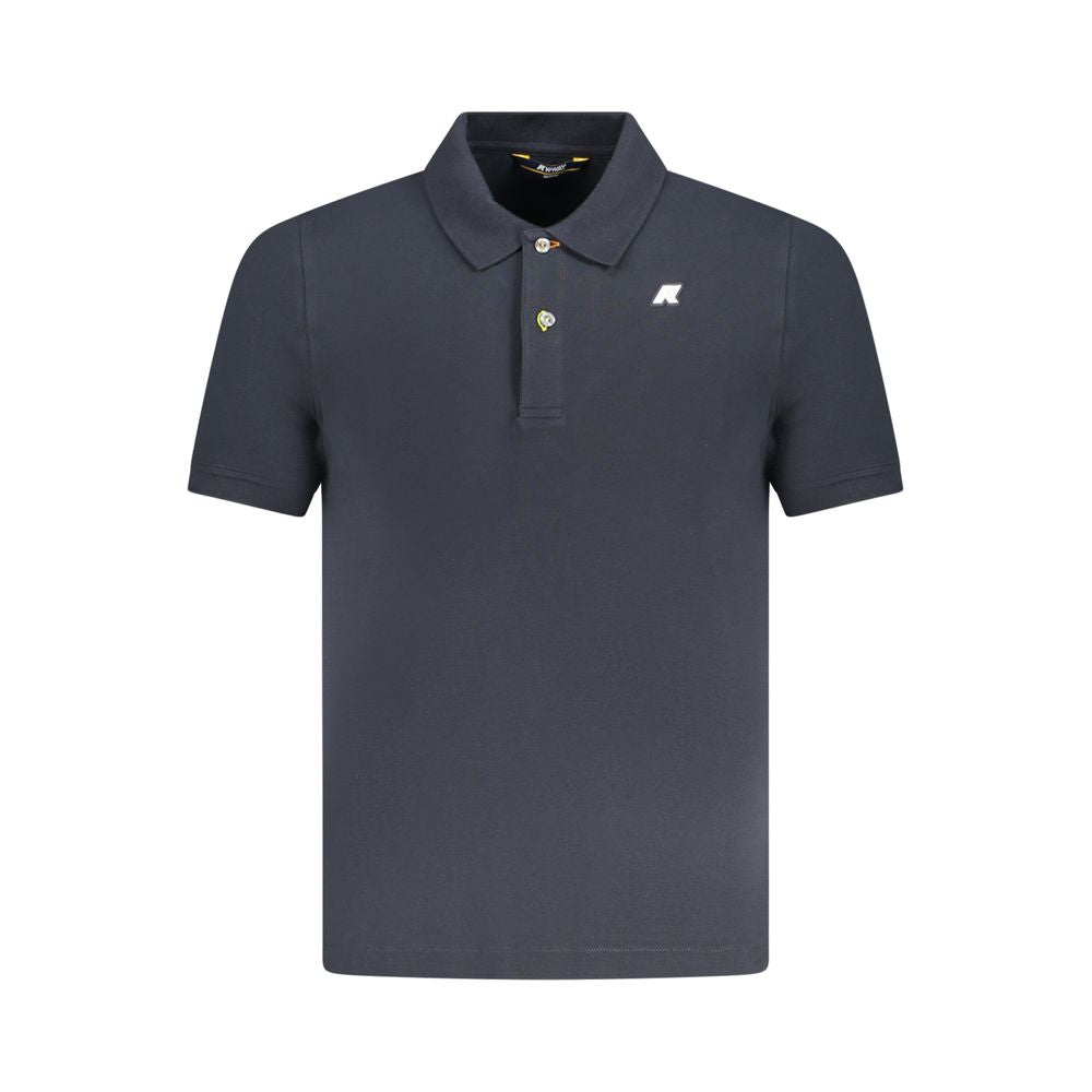 K-WAY Blue Cotton Polo Shirt KW-38391-M