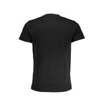 Cavalli Class Black Cotton T-Shirt CA-28596-XL