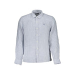 North Sails Blue Linen Shirt NO-29728-S