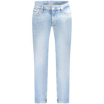 Calvin Klein Light Blue Cotton Men Jeans CA-35634-W29