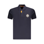 Napapijri Blue Cotton Men Polo Shirt NA-35700-S