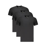 Calvin Klein Black Cotton Men T-Shirt CA-36024-S