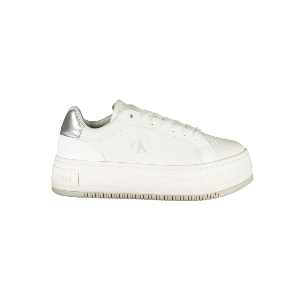 Calvin Klein White Leather Women Sneaker CA-36777-EU37/US7