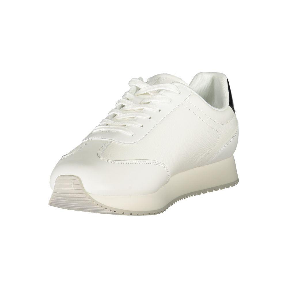 Calvin Klein White Leather Men Sneaker CA-36782-EU42/US9