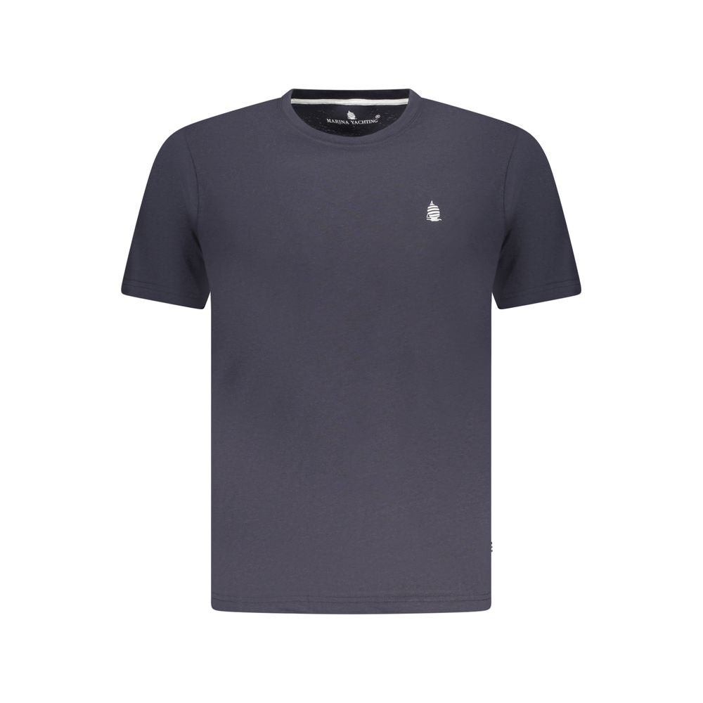 Marina Yachting Blue Cotton Men T-Shirt MA-38550-XXL