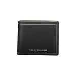 Tommy Hilfiger Black Leather Double Card Wallet TO-27167
