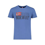 Norway 1963 Blue Cotton T-Shirt NO-29184-L