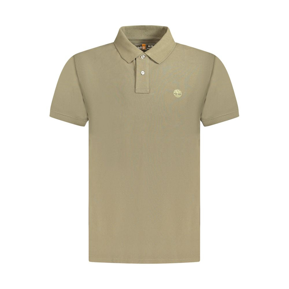 Timberland Brown Cotton Men Polo Shirt TI-35455-S