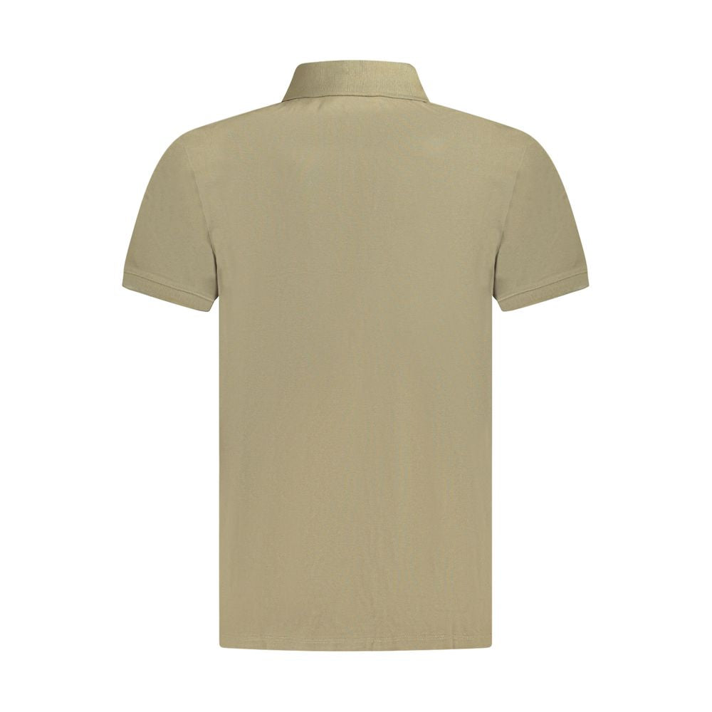 Timberland Brown Cotton Men Polo Shirt TI-35455-L-FBB-405