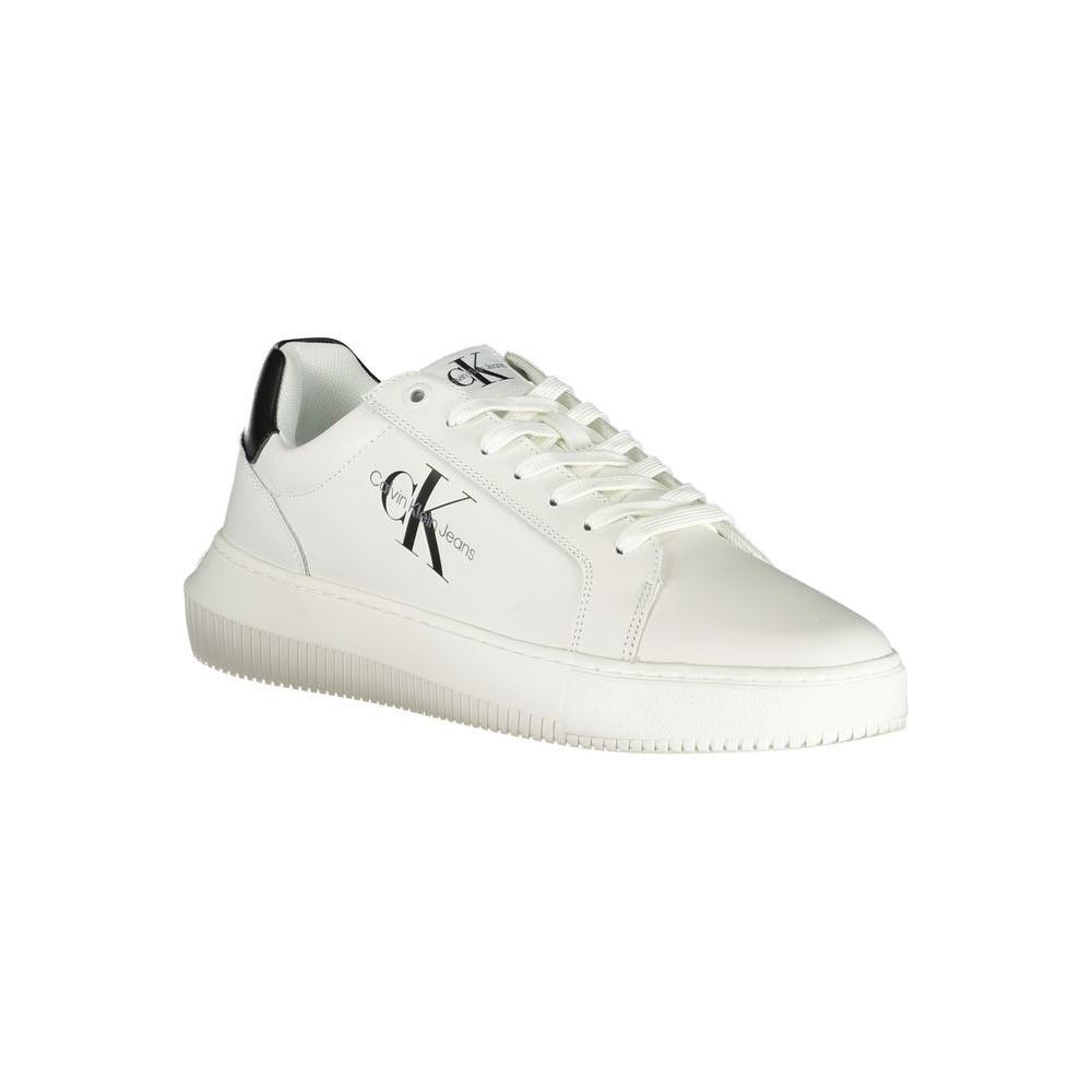 Calvin Klein Sophisticated White Lace-Up Sneakers CA-25008-EU40/US7