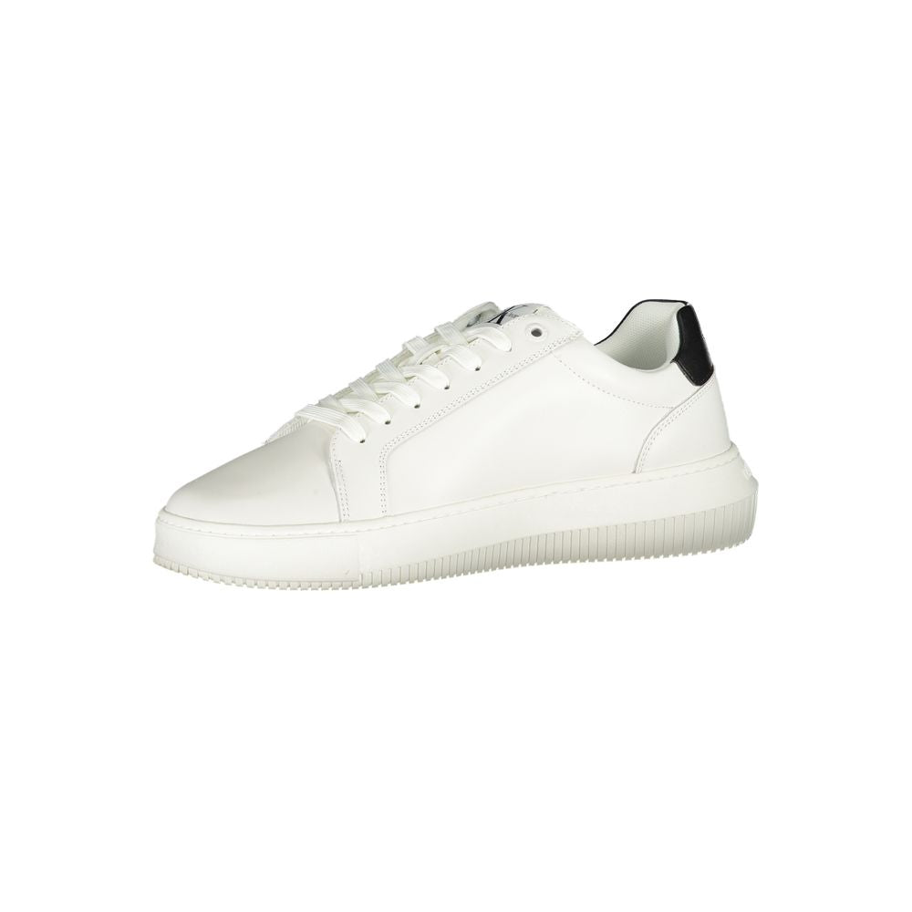 Calvin Klein Sophisticated White Lace-Up Sneakers CA-25008-EU40/US7
