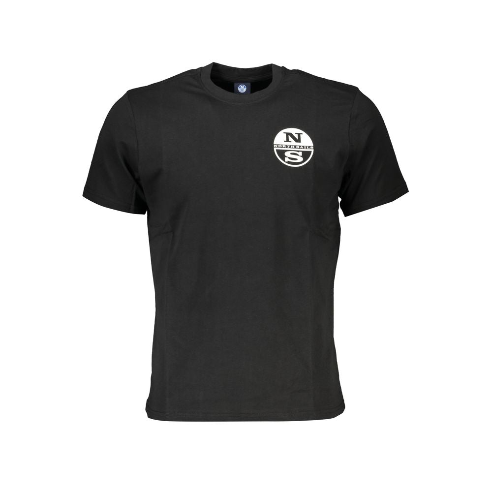 North Sails Black Cotton T-Shirt NO-27003-S